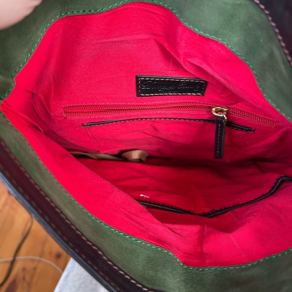 Dooney & Bourke Medium Florentine Black Leather Toggle Crossbody - Picture 6 of 7